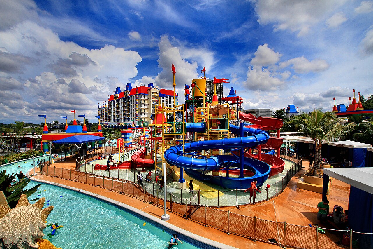 LEGOLAND Malaysia 水上乐园实拍,用于水上乐园家庭行程规划